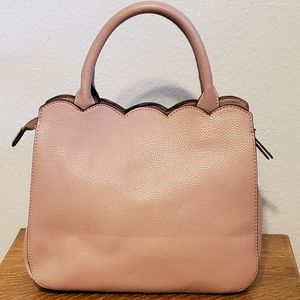 NANETTE LEPORE DOBLE HANDLE PURSE LIGHT PINK COLOR